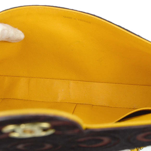 CHANEL Bordeaux Pony Hair COCO East West Shoulder Bag 112101 - Picture 9 of 10